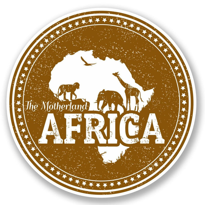 2 x Africa Vinyl Sticker