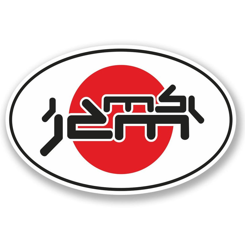 2 x JDM Japan Vinyl Sticker