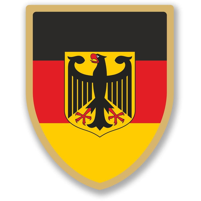 2 x German Eagle Vinyl Sticker