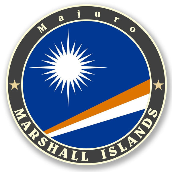 2 x Marshall Islands Vinyl Sticker #5087