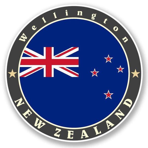 2 x New Zealand Vinyl Sticker #5090