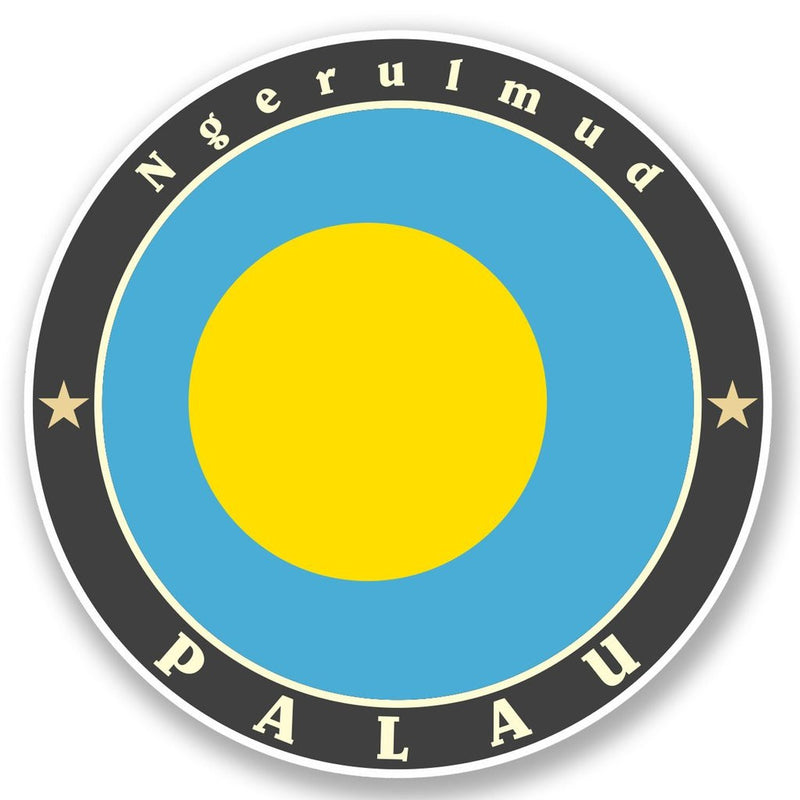 2 x Palau Vinyl Sticker