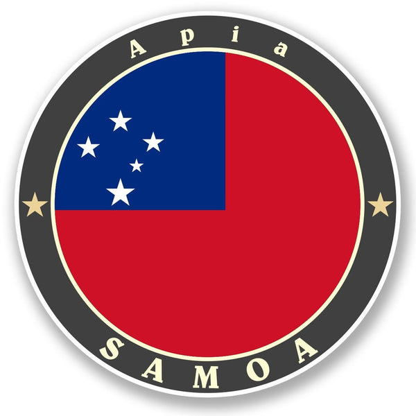2 x Apia Samoa Vinyl Sticker #5093