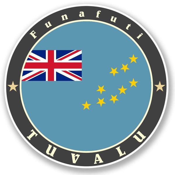 2 x Tuvalu Vinyl Sticker #5096