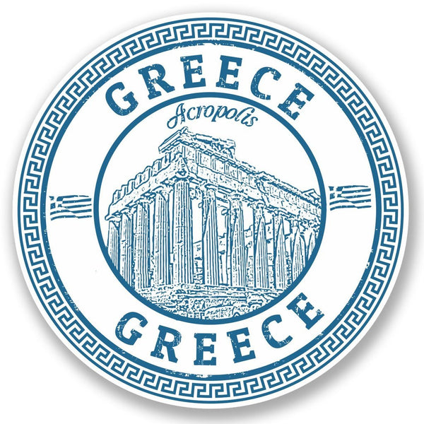 2 x Greece Acropolis Vinyl Sticker #5098