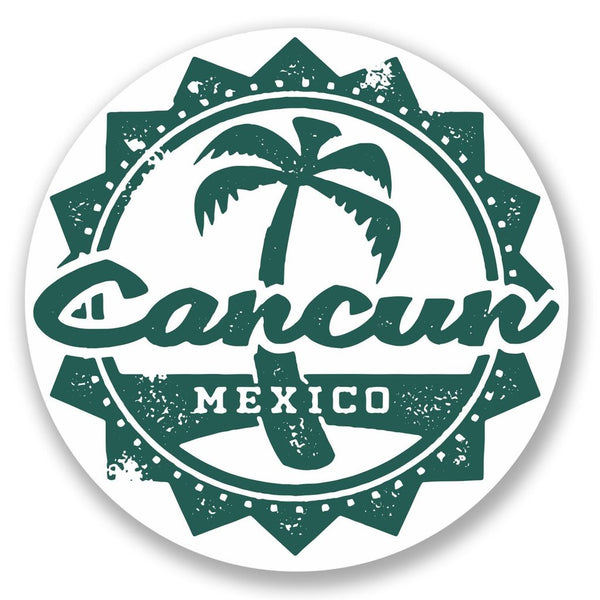 2 x Cancun Mexico Vinyl Sticker #5099
