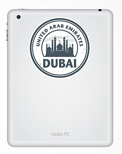 2 x UAE Dubai Vinyl Sticker
