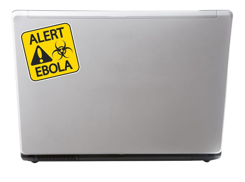 2 x Alert Ebola Vinyl Sticker