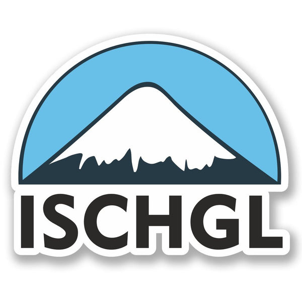 2 x Ischgl Ski Snowboard Vinyl Sticker #5124