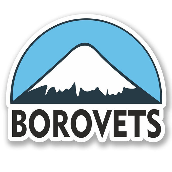 2 x Borovets Ski Snowboard Vinyl Sticker #5126