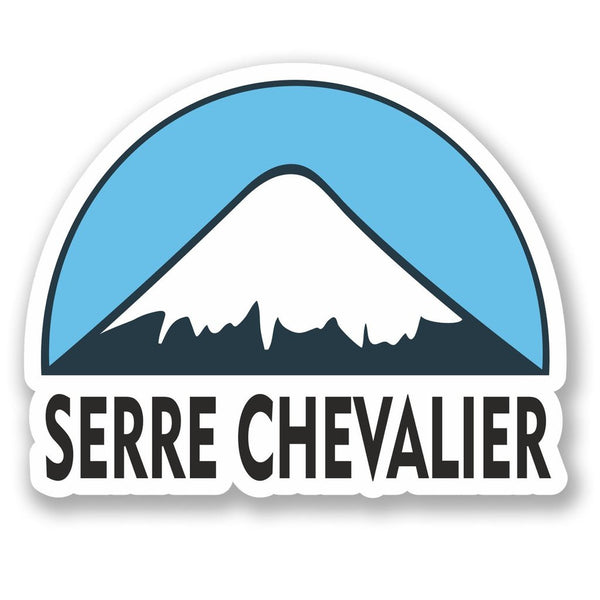 2 x Serre Chevalier Ski Snowboard Vinyl Sticker #5140