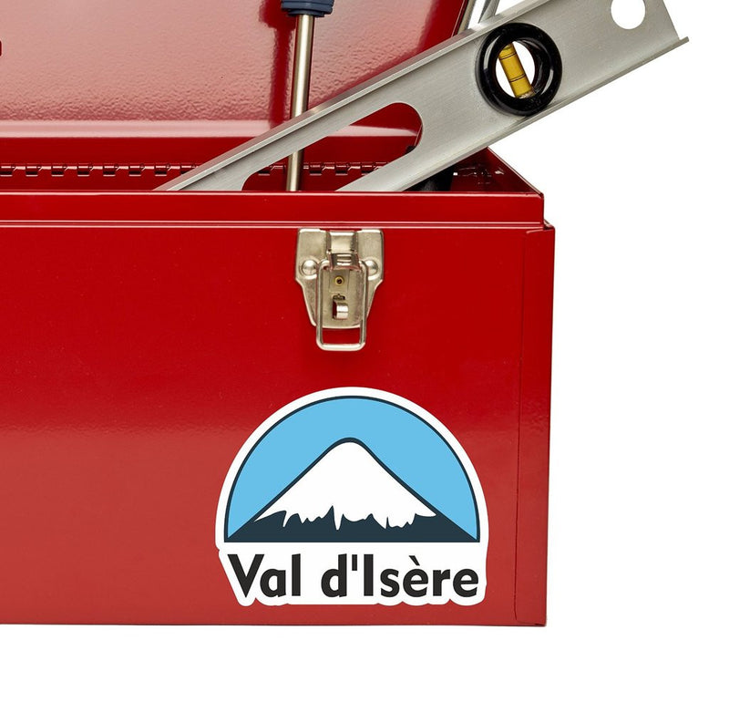 2 x Val d'Isere Ski Snowboard Vinyl Sticker