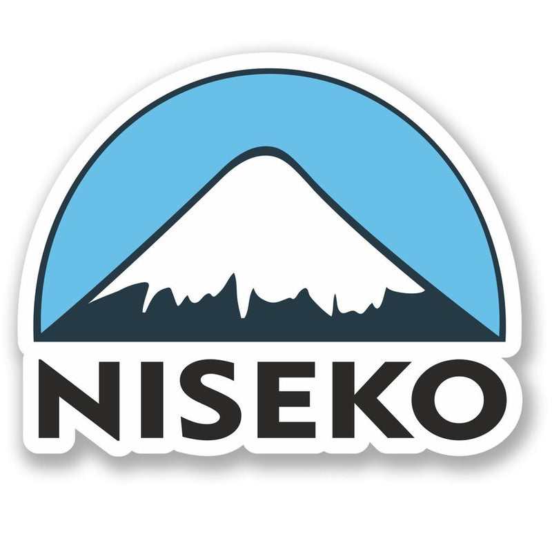 2 x Niseko Ski Snowboard Vinyl Sticker