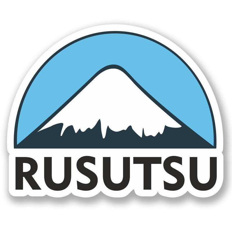 2 x Rusutsu Ski Snowboard Vinyl Sticker