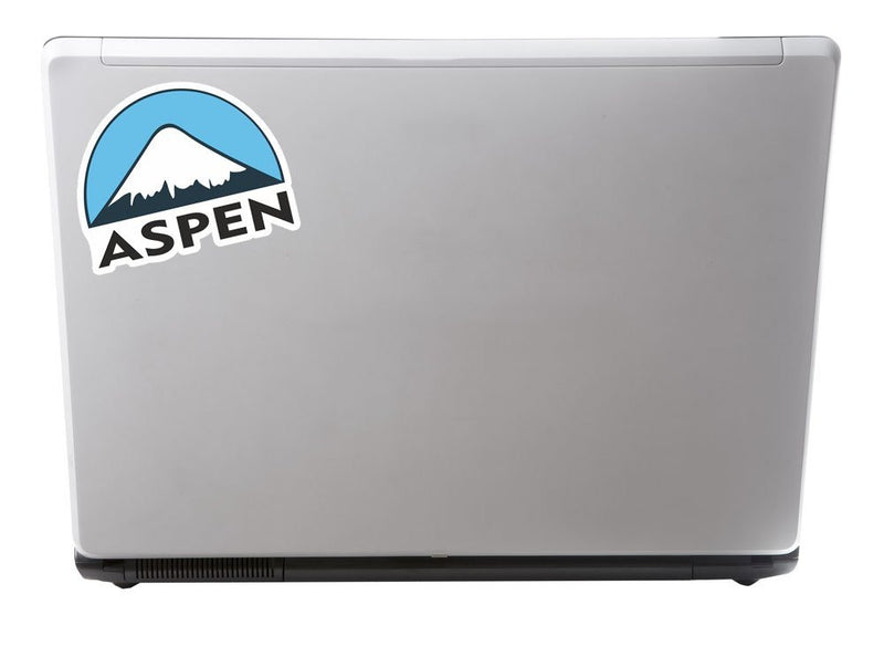 2 x Aspen USA Ski Snowboard Vinyl Sticker