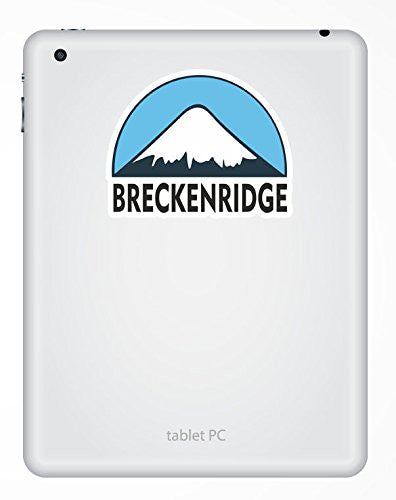2 x Breckenridge USA Ski Snowboard Vinyl Sticker
