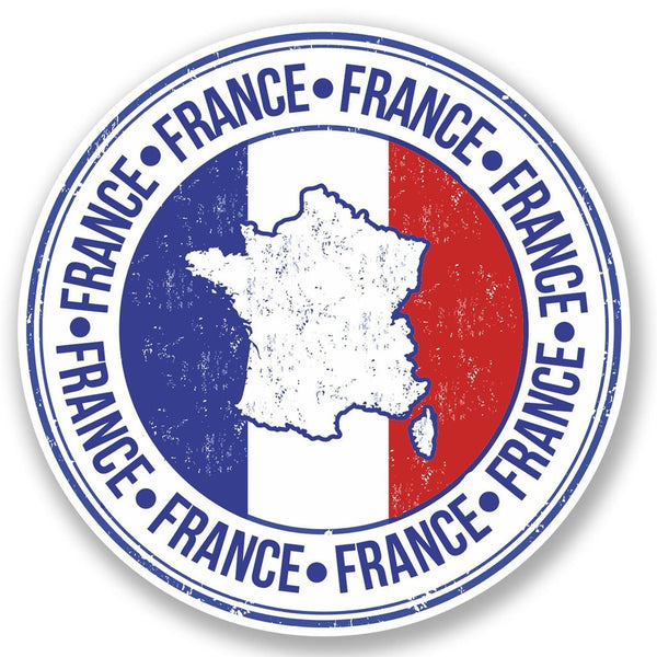 2 x France Vinyl Sticker #5167