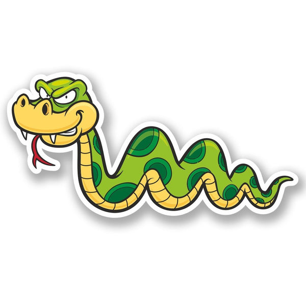 2 x Snake Vinyl Sticker #5176