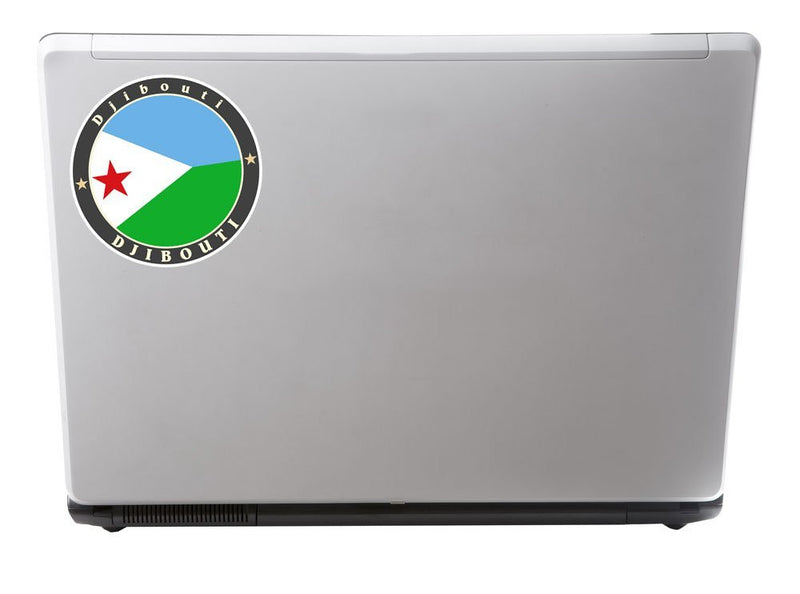 2 x Djibouti Vinyl Sticker