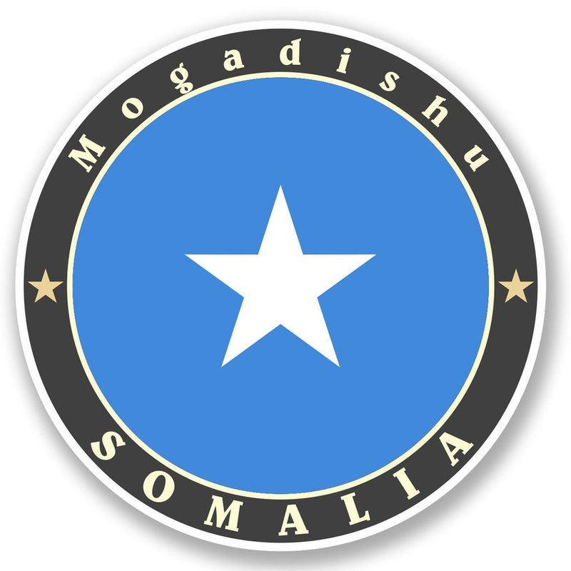2 x Somalia Vinyl Sticker