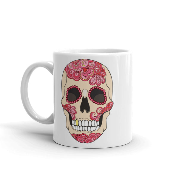 Pink Sugar Skull High Quality 10oz Coffee Tea Mug #5199