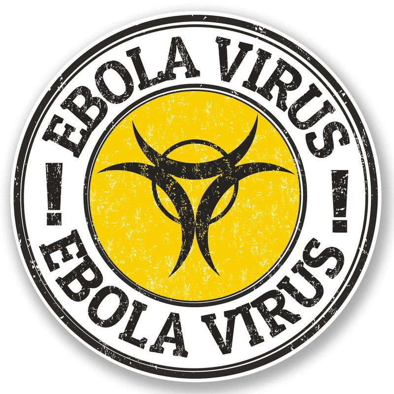 2 x Ebola Virus Vinyl Sticker