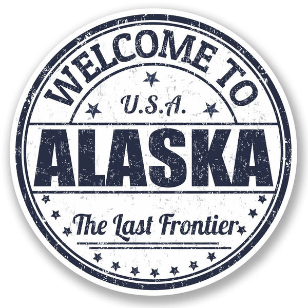 2 x Alaska USA Vinyl Sticker #5220