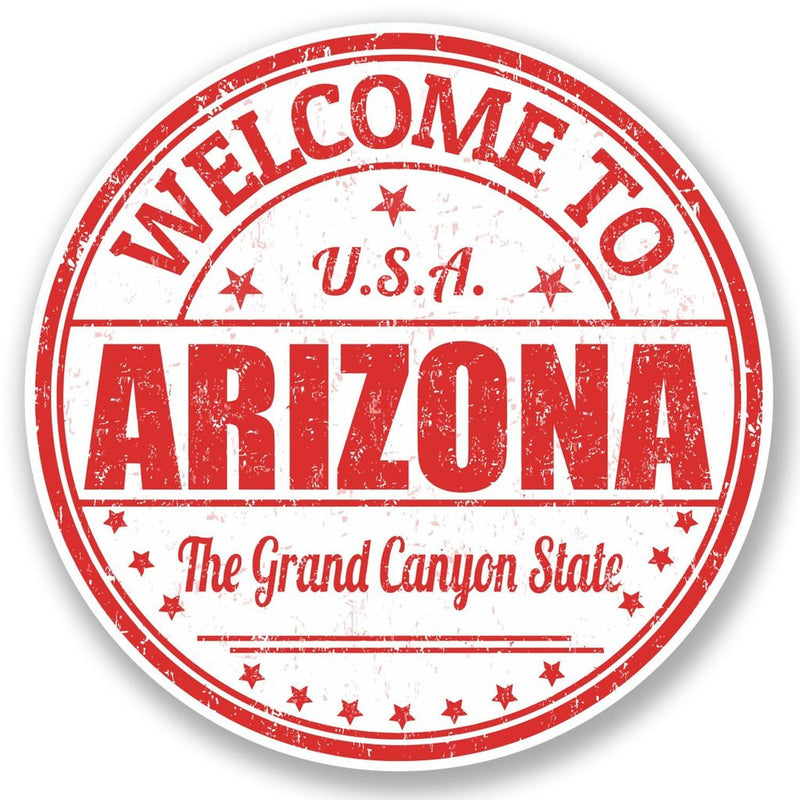 2 x Arizona Grand Canyon Vinyl Sticker