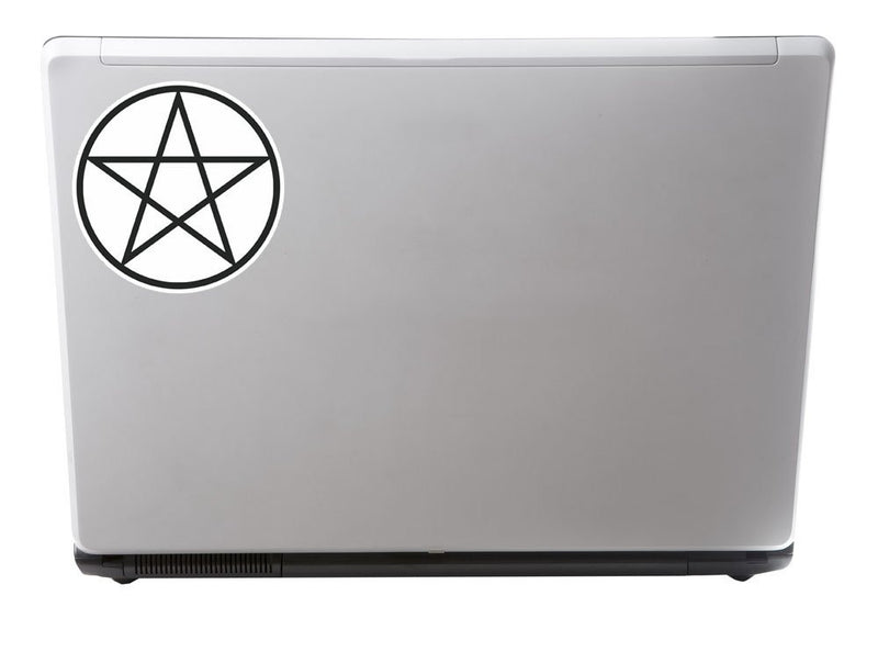 2 x Pentagram Symbol Vinyl Sticker