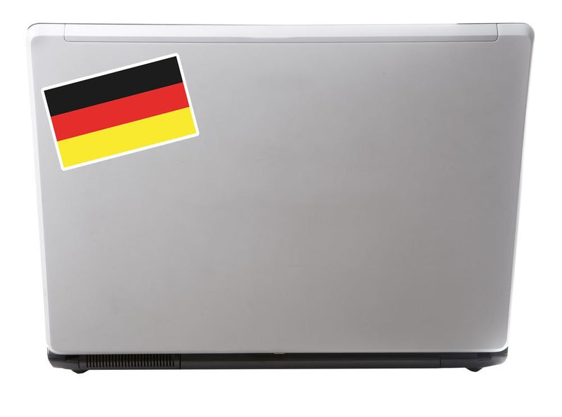 2 x German Flag Vinyl Sticker
