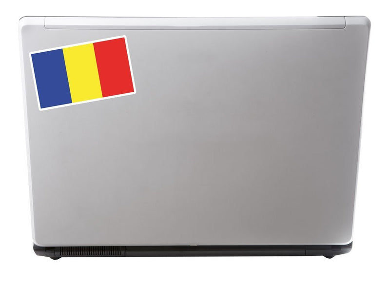 2 x Romania Flag Vinyl Sticker