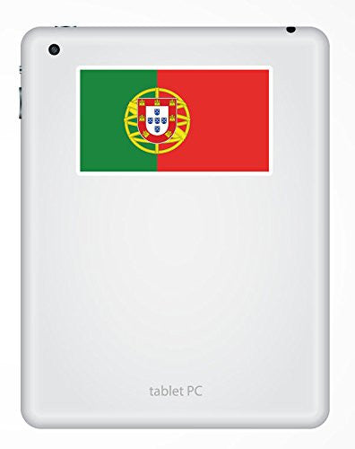 2 x Portugal Flag Vinyl Sticker