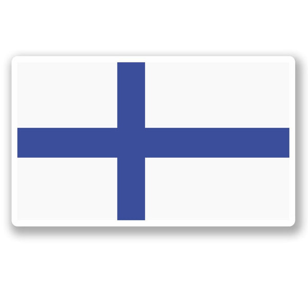 2 x Finland Flag Vinyl Sticker #5308