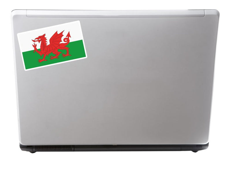 2 x Wales Welsh Flag Vinyl Sticker