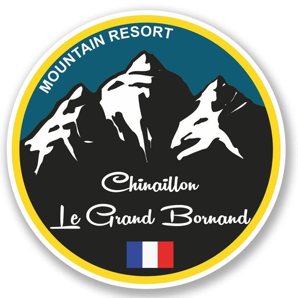 2 x Chinaillon Ski Snowboard Vinyl Sticker #5335