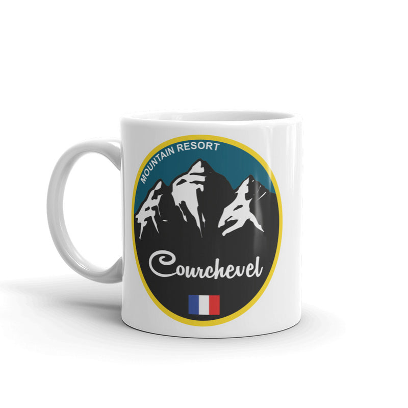 Courchevel Ski Snowboard High Quality 10oz Coffee Tea Mug