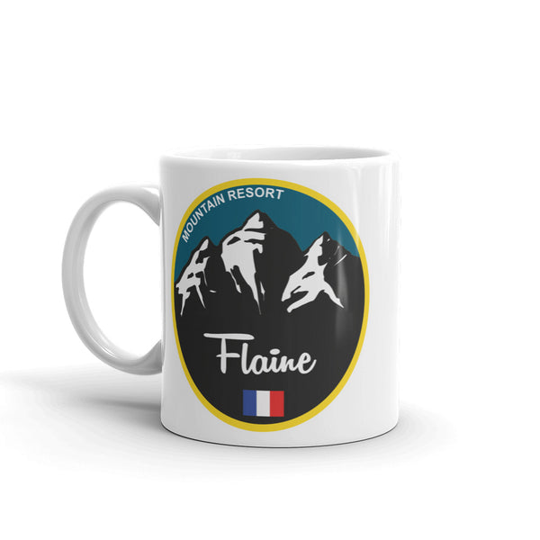 Flaine Ski Snowboard High Quality 10oz Coffee Tea Mug #5337