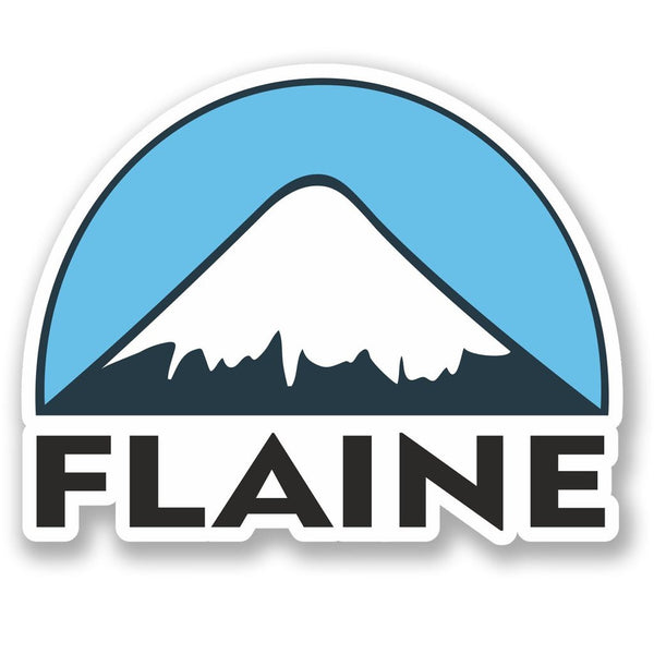 2 x Flaine Ski Snowboard Vinyl Sticker #5338