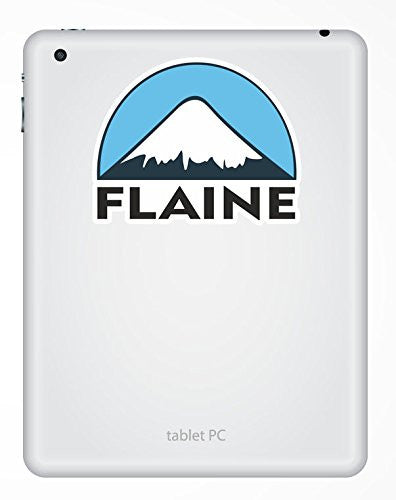 2 x Flaine Ski Snowboard Vinyl Sticker