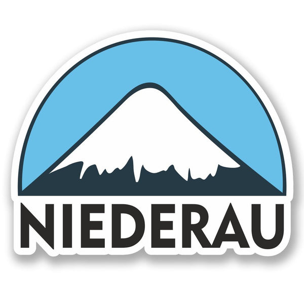 2 x Niederau Ski Snowboard Vinyl Sticker #5339