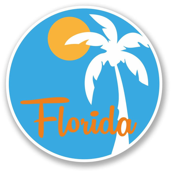 2 x Florida Vinyl Sticker #5349