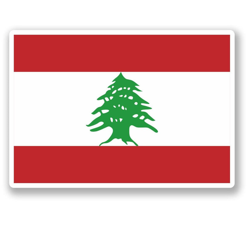 2 x Beirut Lebanon Vinyl Sticker