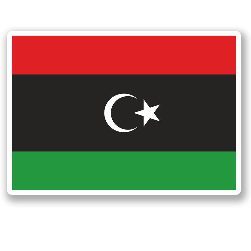 2 x Libya Africa Vinyl Sticker