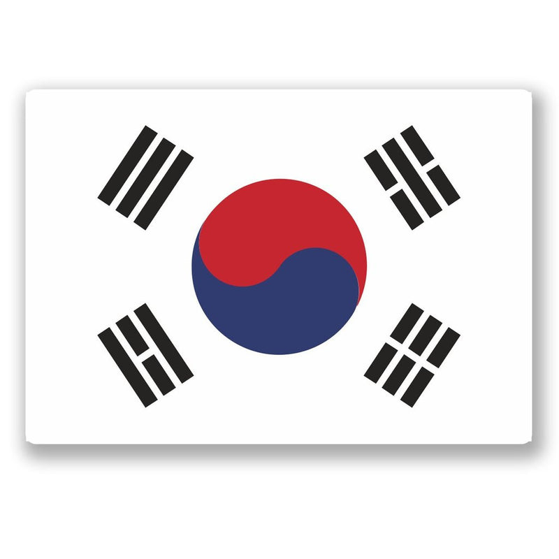 2 x South Korea Vinyl Sticker