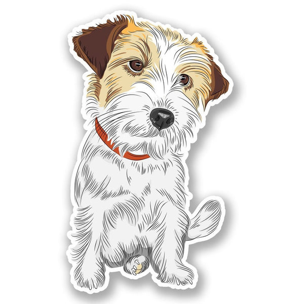 2 x West Highland Terrier Dog Vinyl Sticker #5473