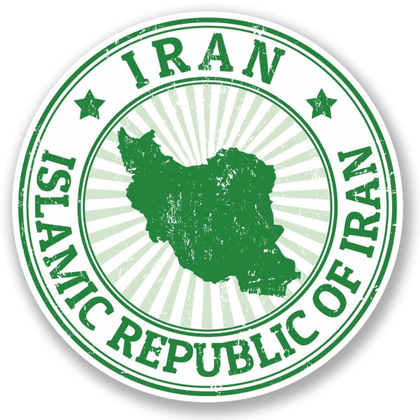 2 x Iran Vinyl Sticker #5482