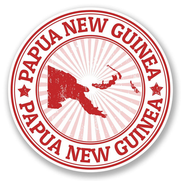 2 x Papua New Guinea Vinyl Sticker #5483