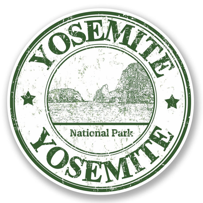 2 x Yosemite USA Vinyl Sticker