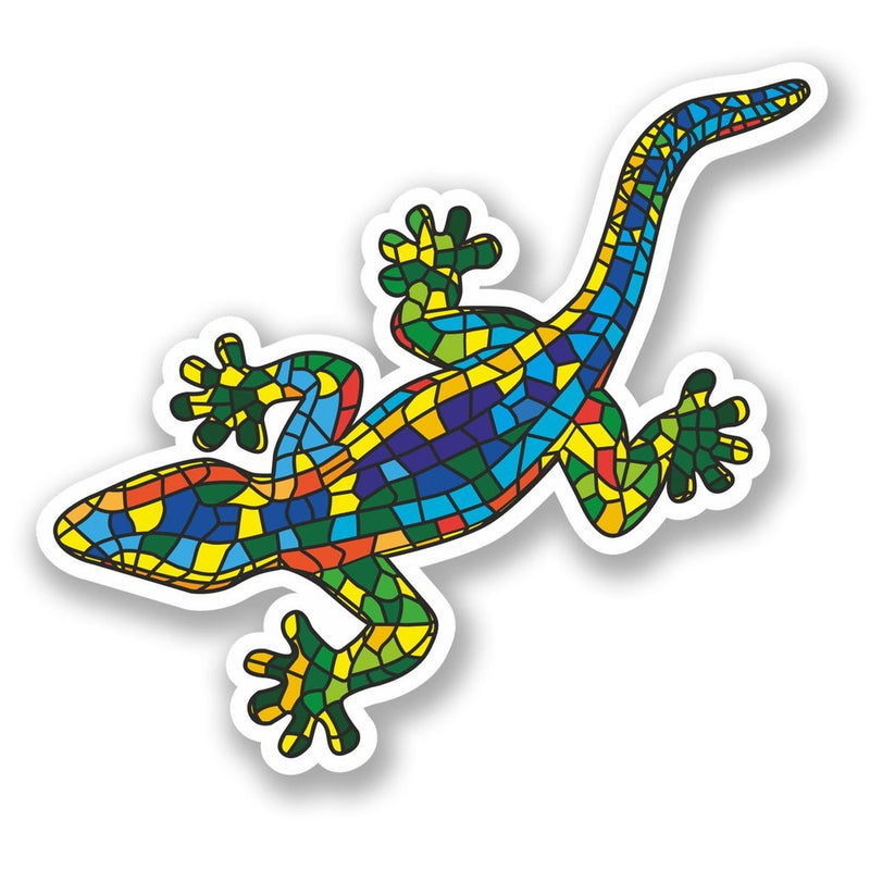 2 x Gekko Lizard Vinyl Sticker