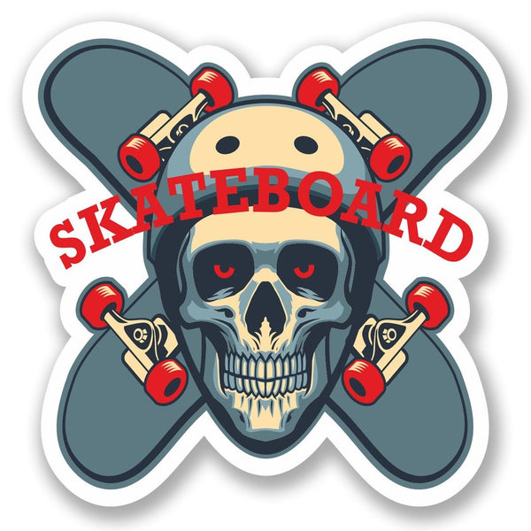 2 x Skateboard Vinyl Sticker #5495